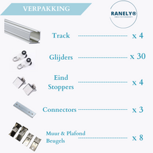 Afbeelding in Gallery-weergave laden, Gordijnrail - 2.8M