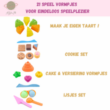 Afbeelding in Gallery-weergave laden, Magische zand - 25 delig - ice cream speelset