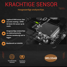 Afbeelding in Gallery-weergave laden, CO2 Meter met NDIR sensor