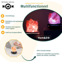 Afbeelding in Gallery-weergave laden, Aromatherapy zoutlamp