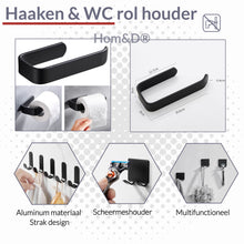 Afbeelding in Gallery-weergave laden, Badkamer set met handdoekrek en wc rol houder