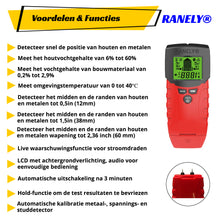 Afbeelding in Gallery-weergave laden, Leidingdetector & Vochtmeter