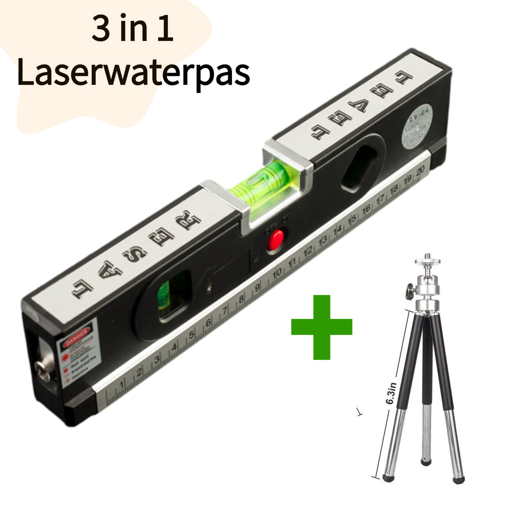 High quality 3 in 1 Laserwaterpas incl statief