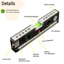 Afbeelding in Gallery-weergave laden, High quality 3 in 1 Laserwaterpas incl statief
